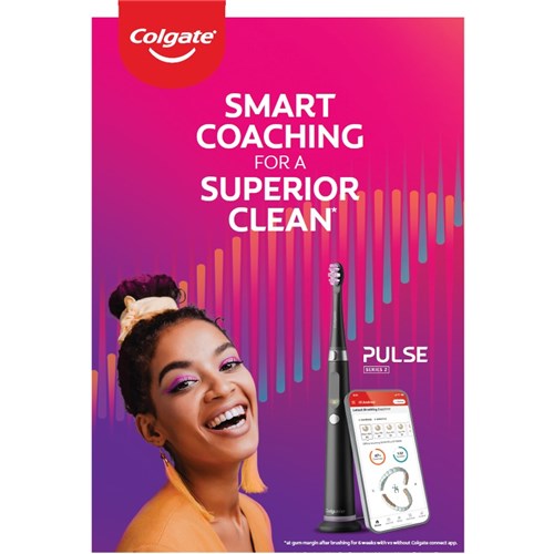 Colgate Pulse Connected Series 2 Deep Clean & Sensitive Electric Toothbrush